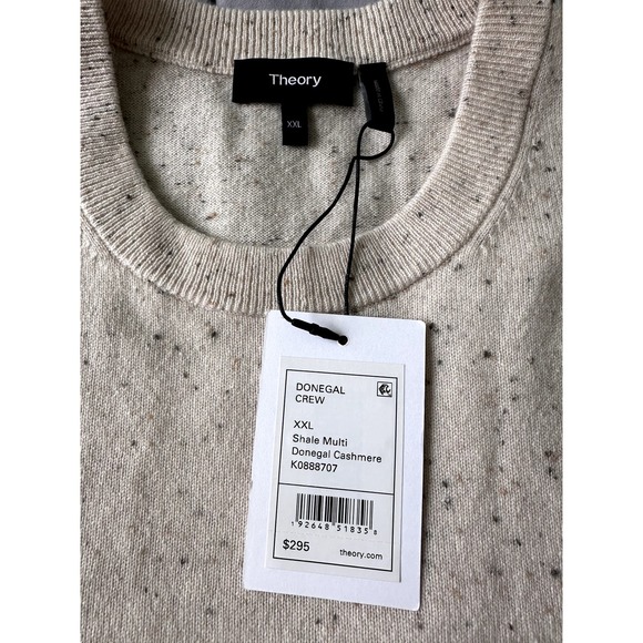 Theory $295 Value 100% Cashmere Men's Sweater New w/tags sz XXL - Picture 4 of 6